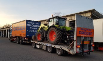 Tieflader mit Traktor vh
