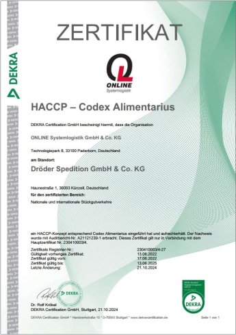 HACCP 2024